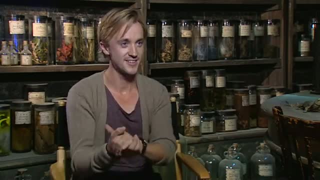 Tom Felton visits new Harry Potter studio tour and says cast never say goodbye properly