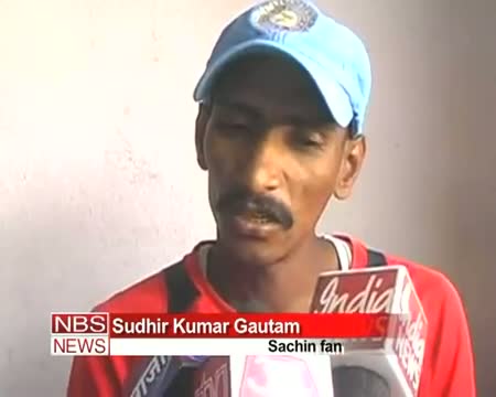 Sudhir Kumar set an example of a true Sachin fan!