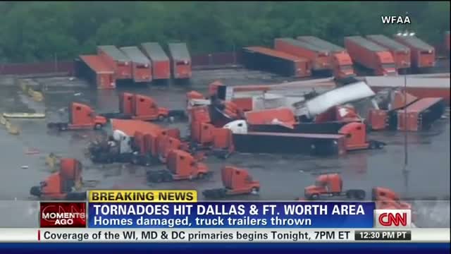 Tornadoes Hit Dallas April 03, 2012 video