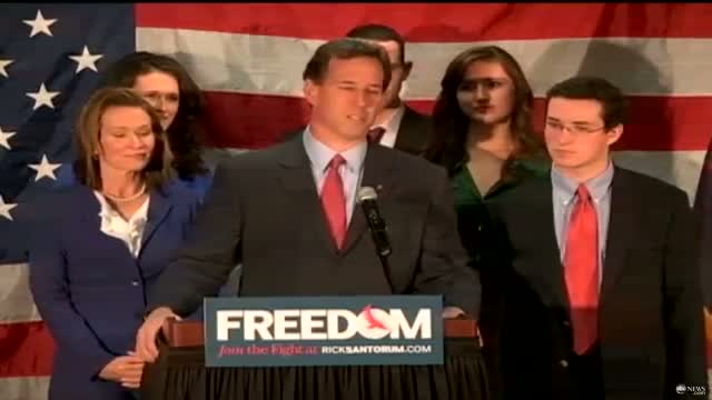 Rick Santorum Drops Out of 2012 Race, Cites Daughter's Illness, Trisomy 18, In Decision