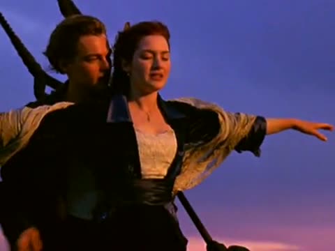 Titanic - "I'm Flying" Scene from from James Cameron's & Rose