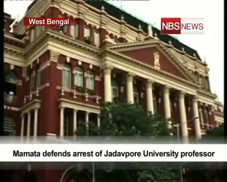 Mamata defends arrest of Jadavpore University professor