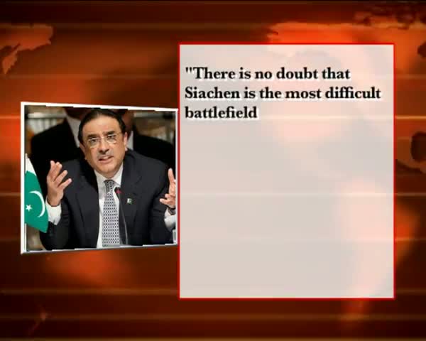 Siachen Zardari denies unilateral withdrawal
