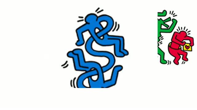 Keith Haring's 54th Birthday -- Google Doodle