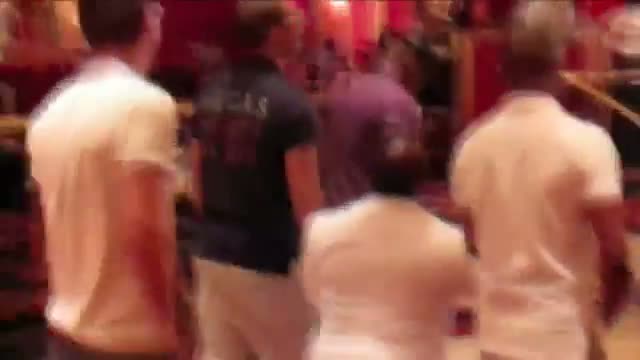 JLS - The moment Marvin is handcuffed to a rapping midget on his stag do in Las Vegas