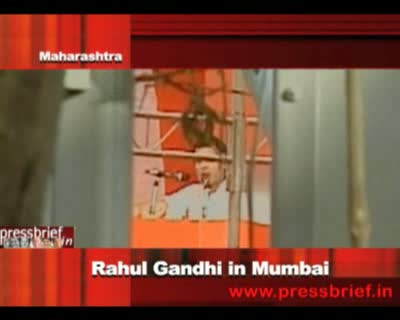 Rahul Gandhi in Mumbai, 28th Apirl 2012