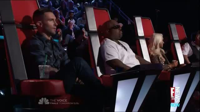 "The Voice" Stars' On Air Fight (Christina Aguilera & Adam Levine)
