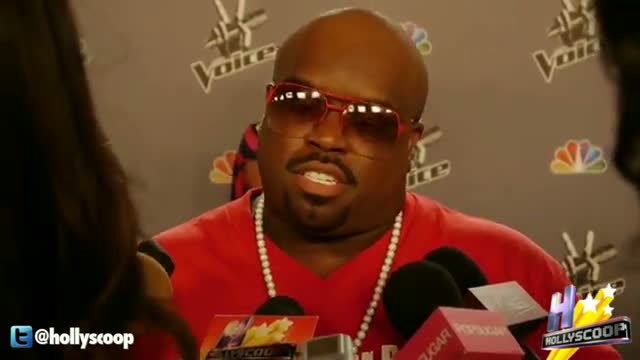 Cee Lo Green - Christina Aguilera and Adam Levine Feud Was Distracting