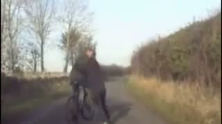 UK woman attacks cyclist