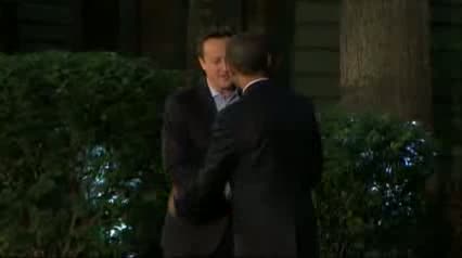 Raw Video - Obama Greets Leaders at Camp David