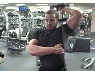 Tricep Workout With Dumbells