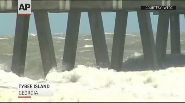 Beryl Makes Landfall on Florida Coast