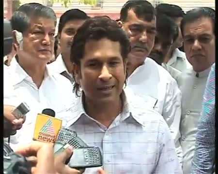 On Day 1, MP Sachin speaks politics