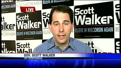 Gov. Scott Walker On Final Day Before Election