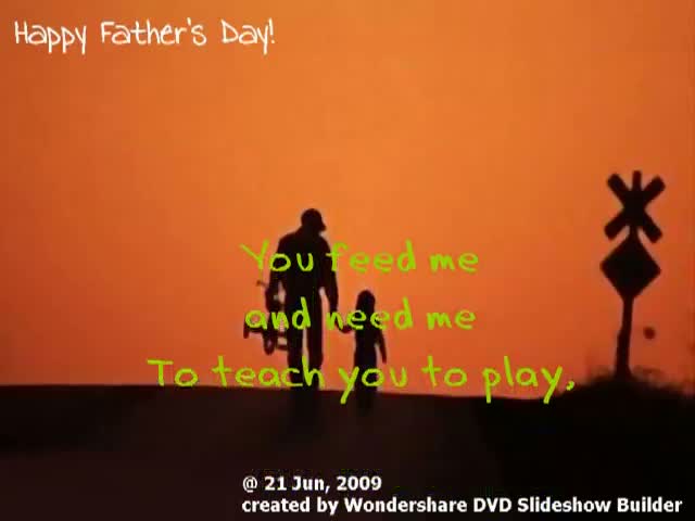 Father's Day Poem Video - Happy Father's Day