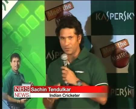 Sachin launches Kaspersky Tablet Security