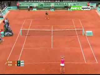 French Open 2012: Maria Sharapova vs Kaia Kanepi (Day 11) Highlights