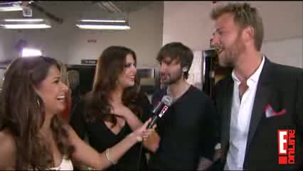 Backstage at the 2012 CMT Music Awards