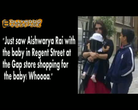 Aishwarya Rai takes a walk with Aaradhya Bachchan