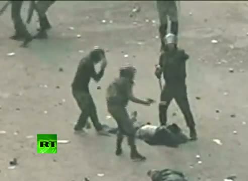 Shocking Video: 'Blue bra' girl brutally beaten by Egypt military