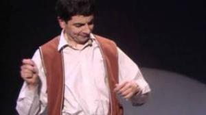 Mr Bean - Rowan Atkinson Live - Star of Mr.Bean - Funny invisible drum kit sketch