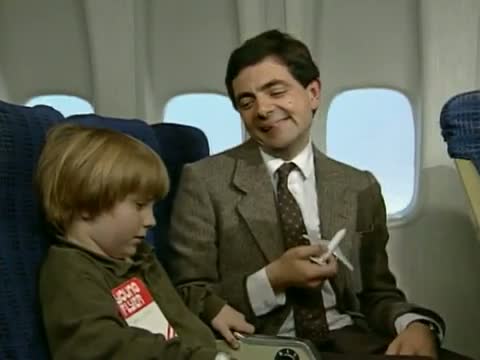 On a Plane with Mr Bean - Im Flugzeug mit Mr Bean