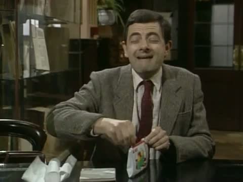 Mr Bean - Quiet in the library