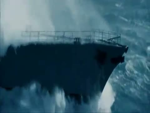 Destroyer vs Big Waves