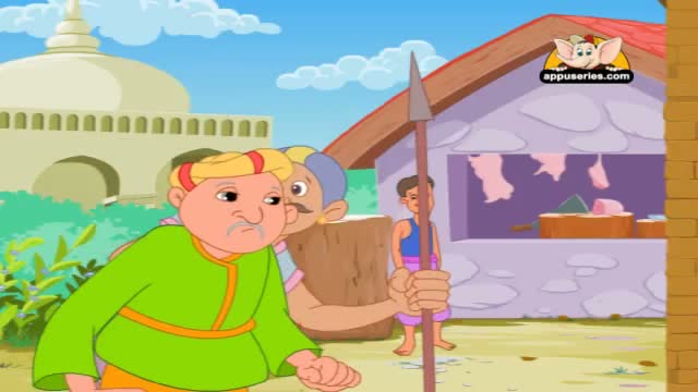 Akbar and Birbal Tales in Hindi - The Unlucky Face