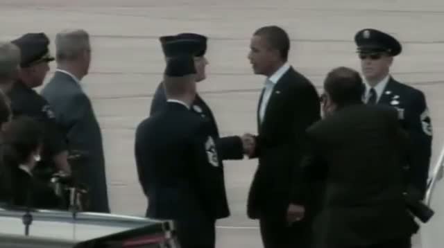Raw Video - Obama Arrives in Colorado