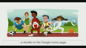 Opening ceremony London 2012: Google doodles milestone