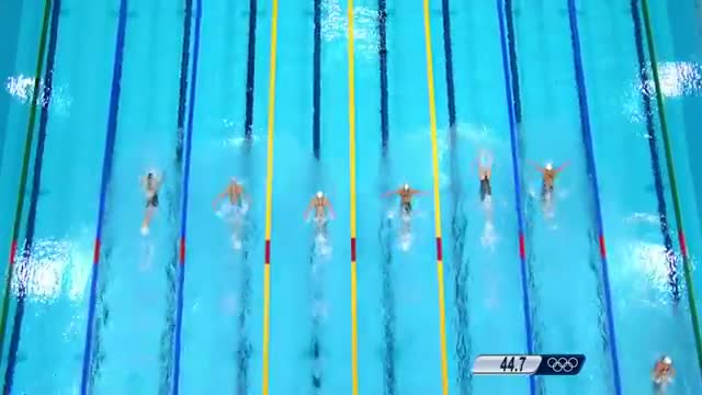 Swimming Women's 100m Butterfly -2nd Heat Full Replay -- London 2012 Olympic Games