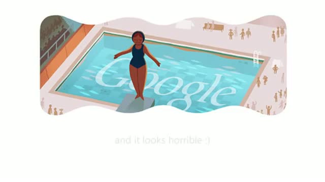 London 2012 Diving Google Doodle