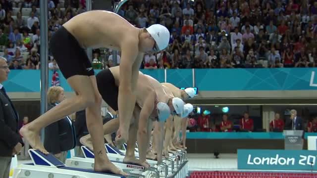 Swimming Men's 200m Freestyle Final Full Replay -- London 2012 Olympic Games