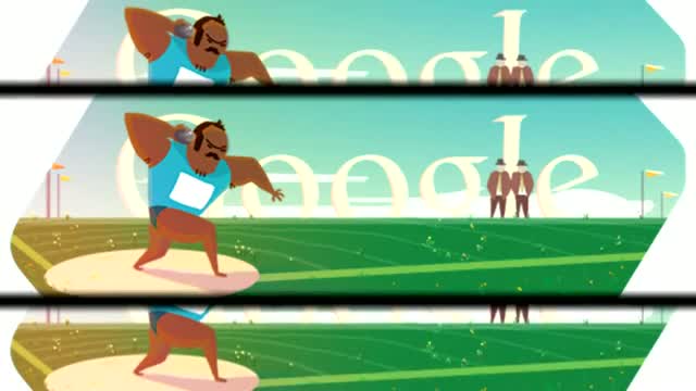 London 2012 Shot Put: Google Doodle's Olympic Athletics debut