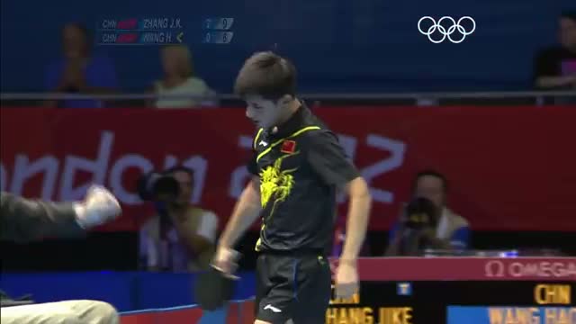 Table Tennis Men's Singles Final - Zhang v Wang - London 2012 Olympic Games Highlights