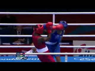 Boxing Men's Middle (75kg) Round of 16 - Vijender Wins -- London 2012 Olympic Games