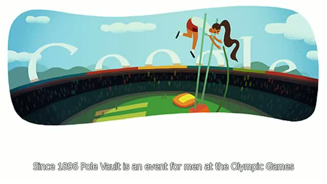 Google's Doodle London 2012 Pole Vault
