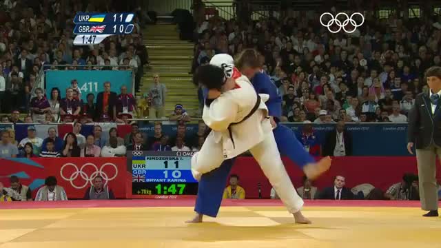 Judo Women -78 kg - 1st Bronze Medal - Kindzerska v Bryant - London 2012 Olympic Games Highlights