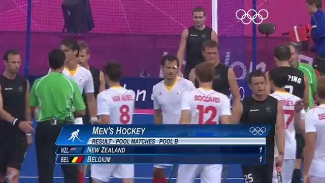 Hockey Men's Pool B - New Zealand Belgium - London 2012 Olympic Games Highlights