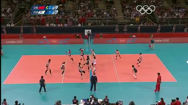 Volleyball Women's Preliminary - Pool B - China v Korea - London 2012 Olympic Games Highlights