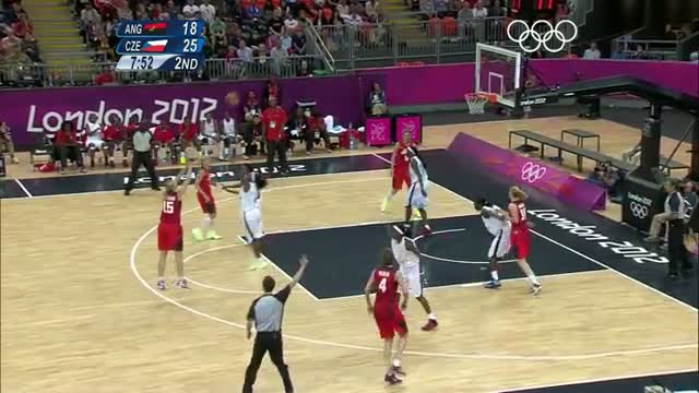 Basketball Women's Preliminary Round Group A - ANG v CZE - London 2012 Olympic Games Highlights