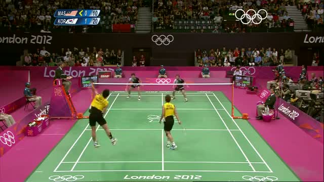 Badminton Men's Doubles Bronze Medal - Malaysia v Korea - London 2012 Olympic Games Highlights