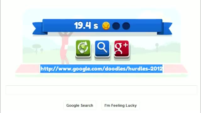 Google Hurdles Doodle for 2012 Olympics adds a cool mini game