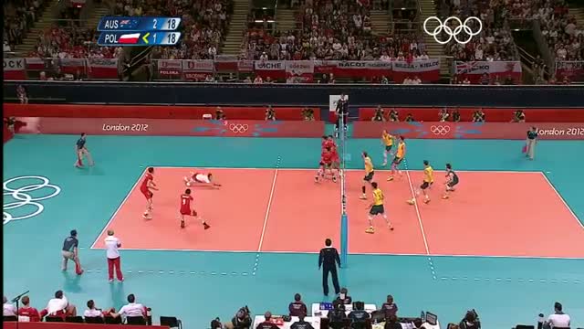 Volleyball Men's Preliminary - Pool A - Australia v Poland - London 2012 Olympic Games Highlights