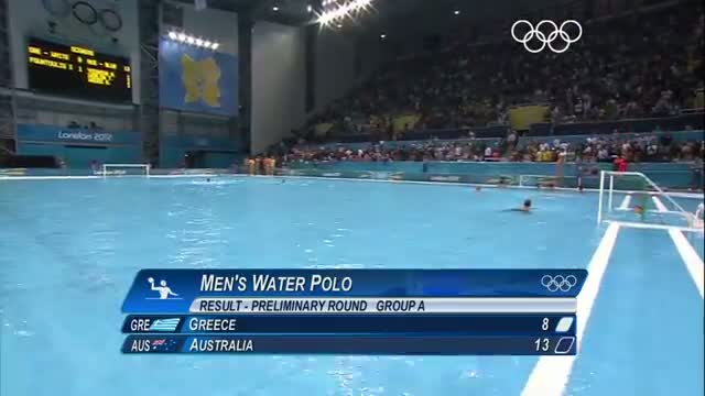 Water Polo Women's Preliminary Round - Group A - GRE v AUS - London 2012 Olympic Games Highlights
