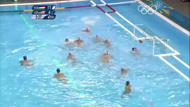 Water Polo Men's - Group B - Hungary v United States - London 2012 Olympic Games Highlights