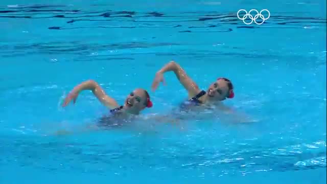 Synchronised Swimming Duets Final - London 2012 Olympic Games Highlights