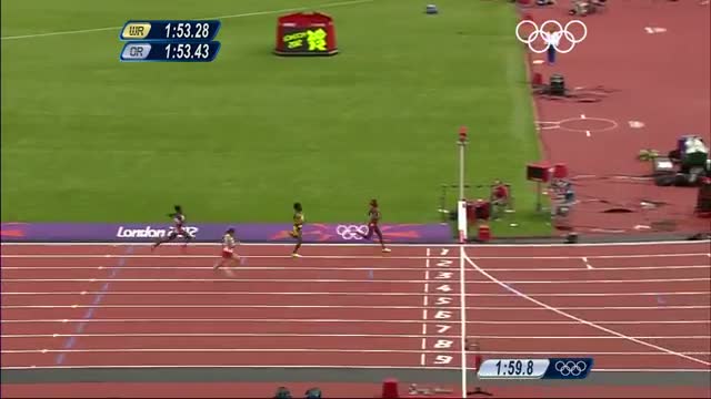 Athletics Women's 800m Round 1 - London 2012 Olympic Games Highlights