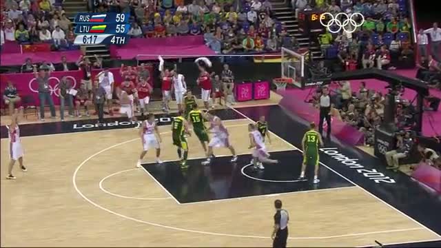 Basketball Men's Quarterfinals - Russian Fed. v Lithuania - London 2012 Olympic Games Highlights